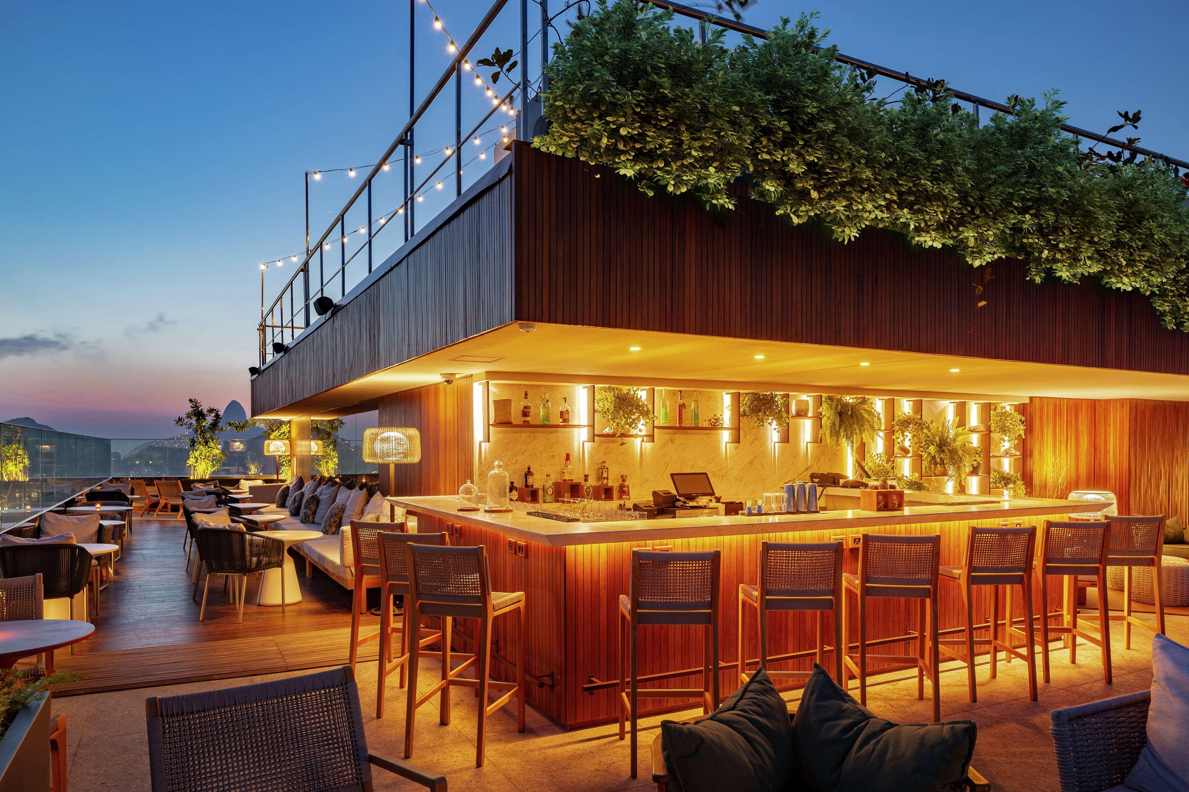 Hilton Copacabana Rio De Janeiro Luaran gambar The Bar