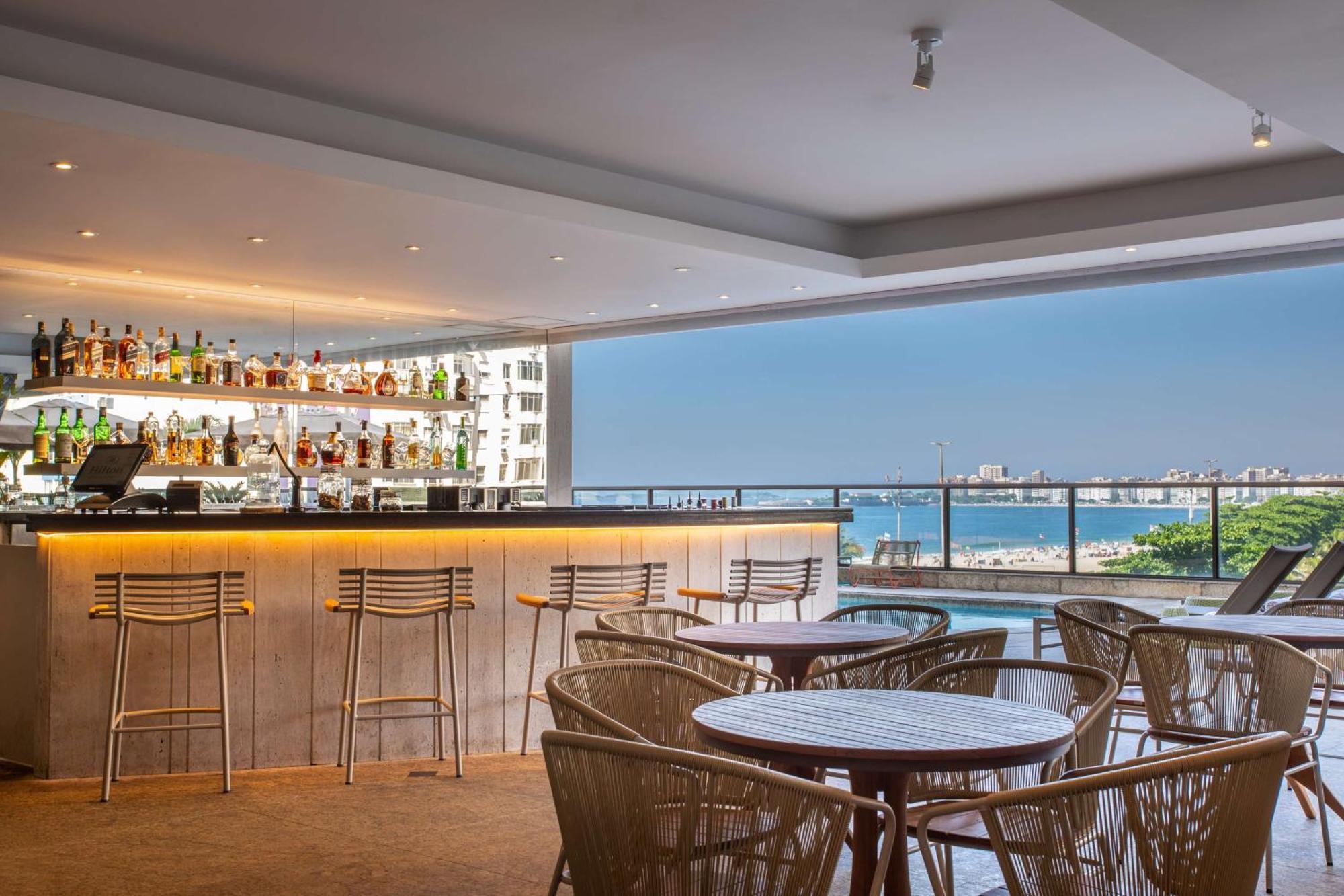 Hilton Copacabana Rio De Janeiro Luaran gambar Sky Bar