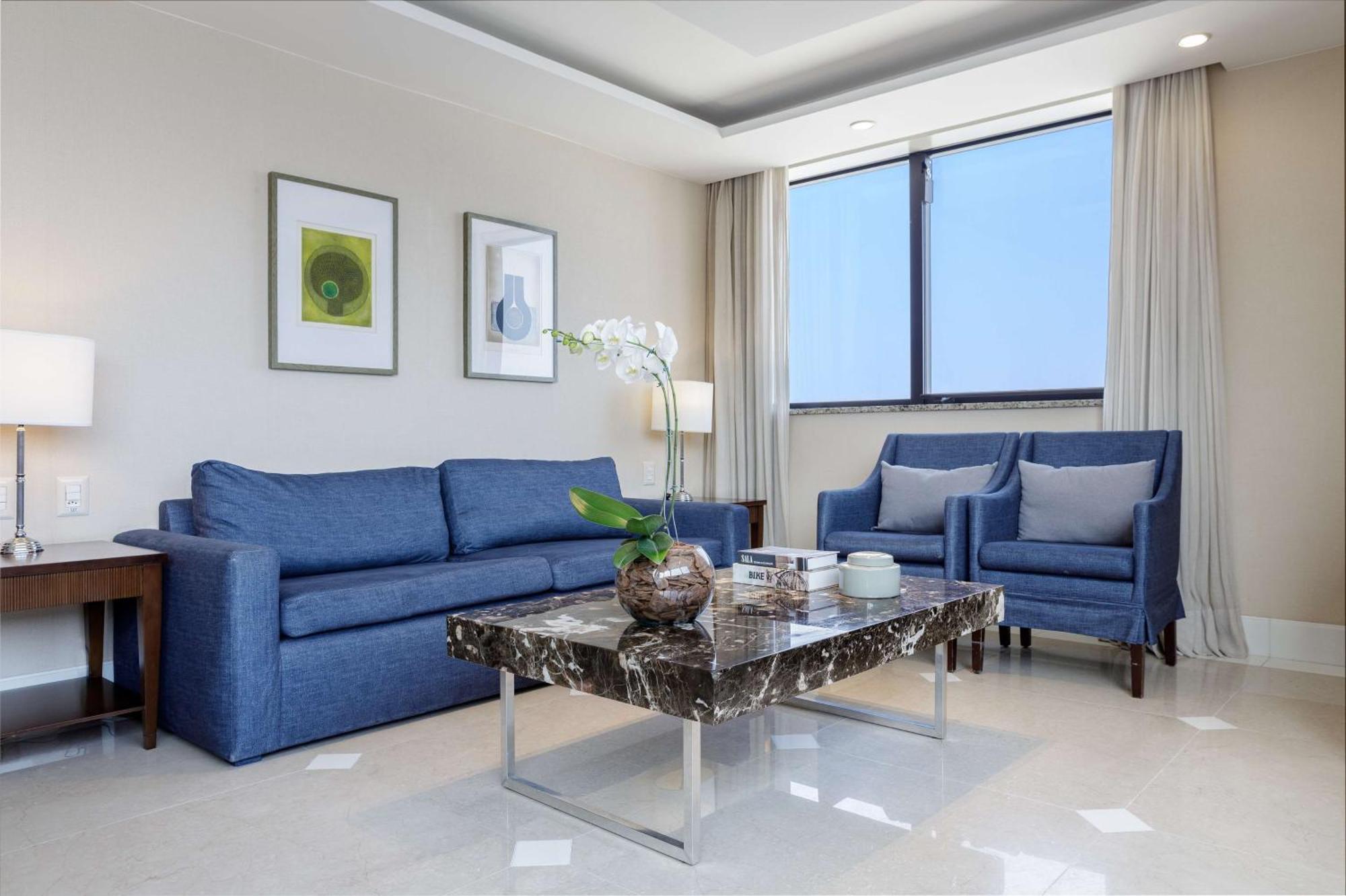 Hilton Copacabana Rio De Janeiro Luaran gambar Living room